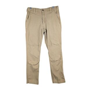 Carhartt Work Pants Mens 32x30 Tan Rugged Flex Straight Fit‎ Canvas BN2821-M